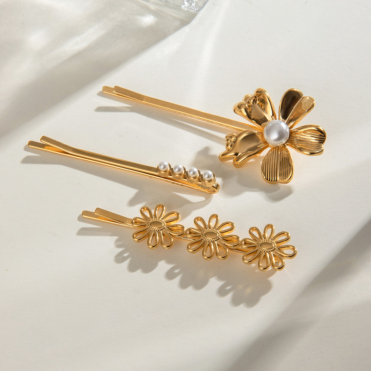 Floral Trio Hair Pin Set