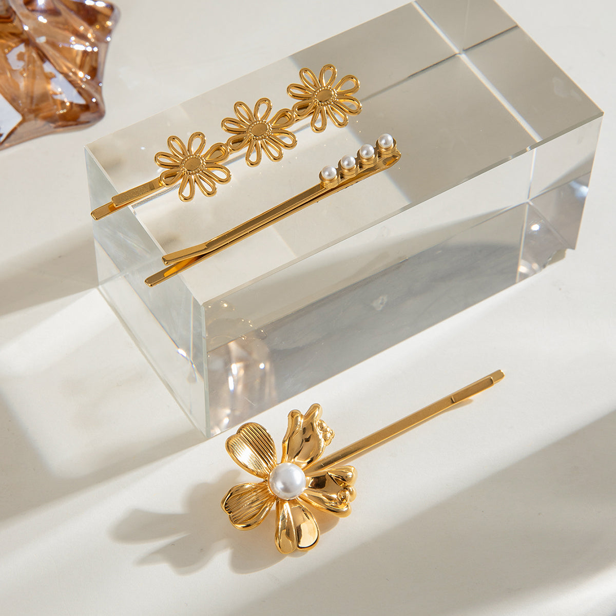Floral Trio Hair Pin Set