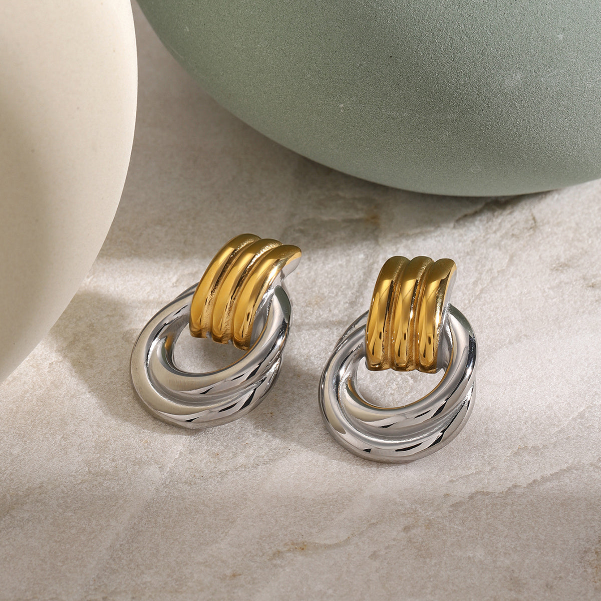 Loop Link Earrings
