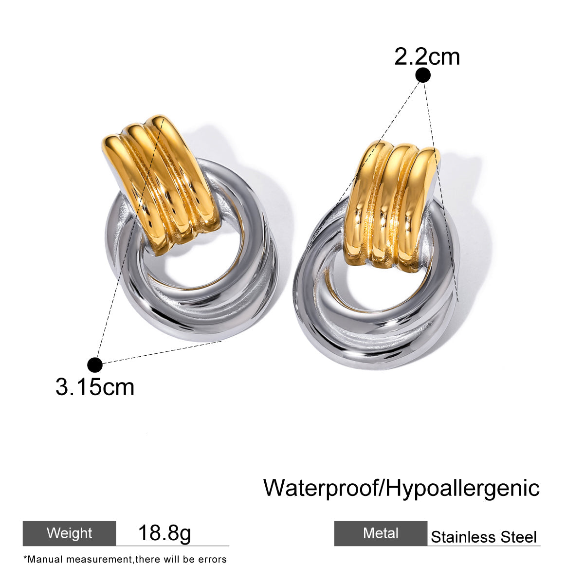 Loop Link Earrings