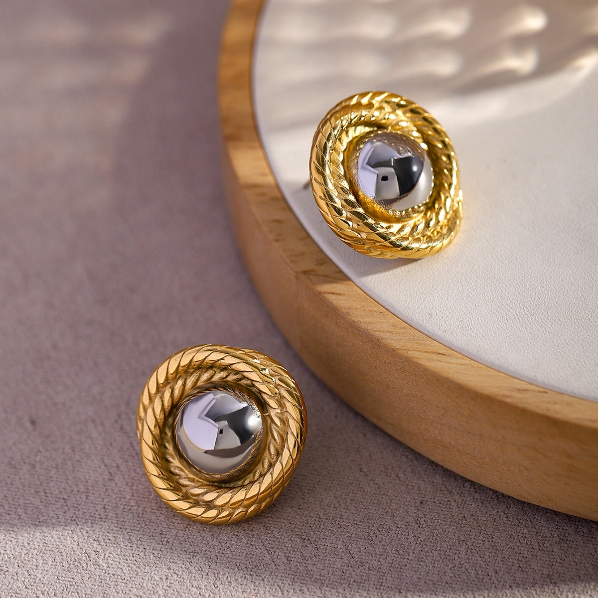 The Golden Knot Earrings