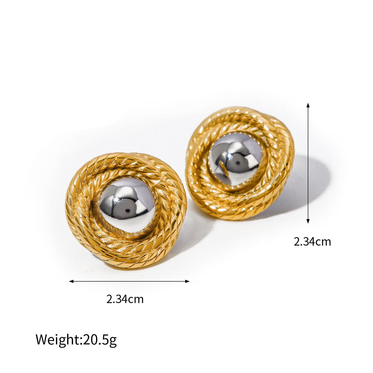 The Golden Knot Earrings