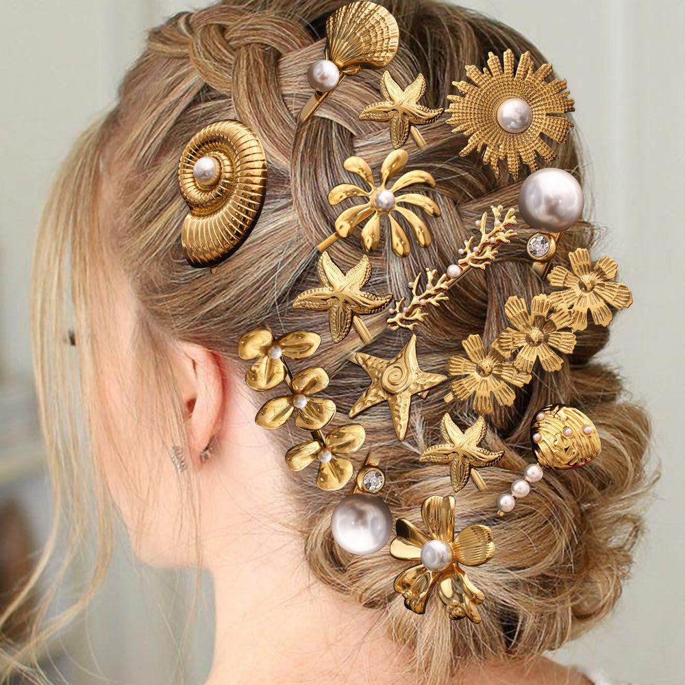 Floral Trio Hair Pin Set
